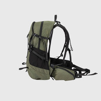 奥索卡OZARK户外徒步双肩包30L大容量 登山旅游背包 OAAUT516101 罗登呢绿-615