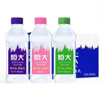 恒大 无糖无汽弱碱性 苏打水 柠檬味350ml*24瓶
