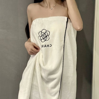 WCZ北株浴巾新款ins风浴巾女家用洗澡浴裙三件套可穿可裹大毛 【毛巾+浴巾】