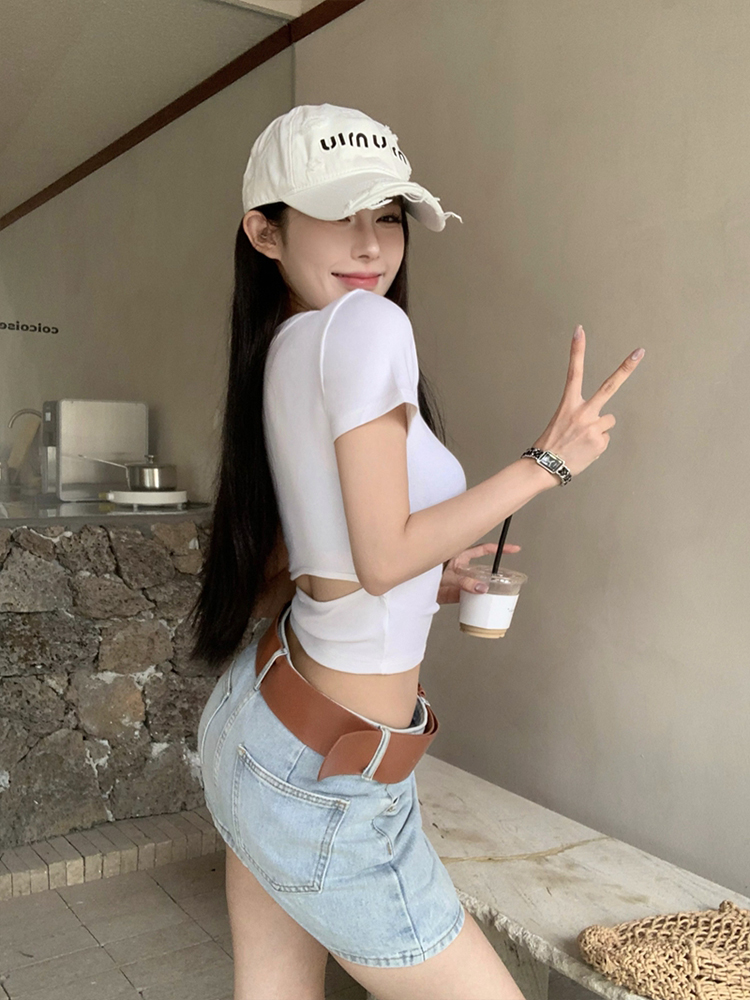 【纯色/性感/简约/超好看/百搭/古着/女士/女生/女款/时髦/洋气/减龄/时尚/收腰/高腰/韩系/韩版/收腰/简约/韩版/韩系/时髦/百搭】