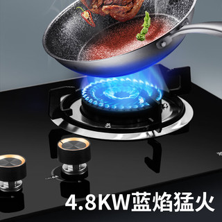 雅乐思 JZY-XS2195B 旋火直喷 台嵌两用 三层钢化玻璃 燃气灶