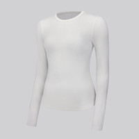 lululemon丨Hold Tight 女士紧身剪裁长袖 T 恤 *闪光 LW3IA4S 骨/银 M /8