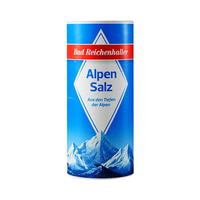 阿尔卑斯山白金盐500g 无碘盐不含碘岩盐食用盐矿盐德国