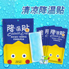 COOLFCA 冰凉清爽降温贴夏季冰贴清凉贴凉贴降温散热贴神器 一包20贴