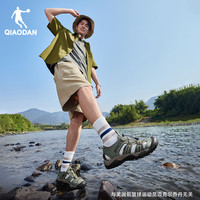 乔丹踏浪溯溪鞋男2025夏季黑色百搭凉鞋户外镂空透气运动鞋男 微尘色/果仁卡其 41