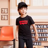 Levi's经典LOGO|男童夏薄款短T李维斯童装儿童简约舒适T恤打底衫