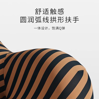 依恋达的怀抱休闲椅设计师客厅轻奢阳台午休懒人椅单人沙发椅子 泰迪棕【羊毛卷+定型棉】大款