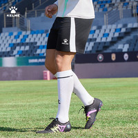 卡尔美（KELME）运动短裤男夏季撞色专业足球比赛训练短裤 黑色  3XL 