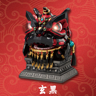 Ms.General 将魂姬 卓匠文化 舞狮祥瑞 醒狮国创机甲 玄黑