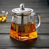朗特乐 高硼硅四方玻璃茶壶 550ml