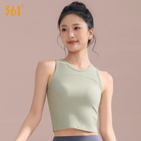 361运动背心带胸垫女外穿普拉提瑜伽服上衣运动瑜伽背心 L