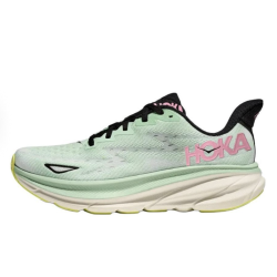 HOKA 邦代系列 Clifton 9 跑鞋 1127896-MNW 萤石绿/雪融色 37