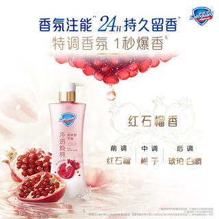 舒肤佳净透沐浴露 红石榴山茶花 570g*2