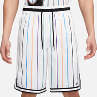 耐克（NIKE）男运动短裤 夏季针织短裤休闲裤 凉爽轻便 DX0254-100 白 S DX0254-100白/黑