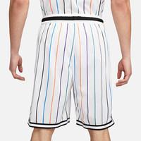 耐克（NIKE）男运动短裤 夏季针织短裤休闲裤 凉爽轻便 DX0254-100 白 L DX0254-100白/黑