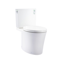 科勒(KOHLER)维亚坐便器五级旋风分体座便器两档冲水配缓降盖板 305mm坑距