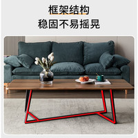 茶几现代轻奢简约茶几方形茶几桌客厅家用茶桌办公室小茶几小桌子