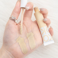 kok清透水润遮瑕液搞遮瑕持久不脱妆高光阴影遮瑕液遮瑕膏平价 瓷白色*1+自然色*1