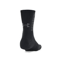 安德玛(UNDERARMOUR)Maker男女同款训练运动袜子-3双装1373084 黑色001 L