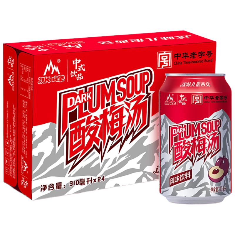 冰峰 酸梅汤风味饮料 310ml*24罐