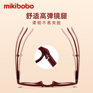 米奇啵啵 mikibobo折叠老花镜  高清防蓝光 便携老花镜男款女款PC镜架 时尚老花眼镜 灰白色 200度