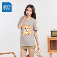 JEANSWEST/真维斯 纯棉 女士T恤