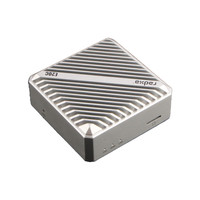 RADXA瑞莎 Radxa E20C RK3528A芯片 双千兆口网口 CNC 铝合金散热外壳 网关 整机：1GB 内存+8GB eMMC（月光银）