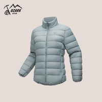 奥索卡OZARK亚丁超轻立领羽绒服女 休闲美式立领羽绒外套1512227