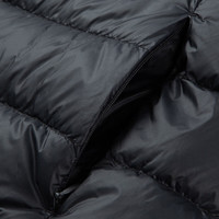 奥索卡OZARK亚丁超轻立领羽绒服女 休闲美式立领羽绒外套1512227 黑色-301 175