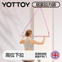 yottoy拉力器开肩练背练腿瑜伽弹力带拉力绳力量运动高位下拉训练器 进阶13件/防断100磅/力度可调节
