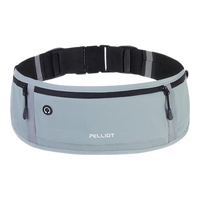 伯希和（Pelliot）跑步腰包男女运动手机健身包单肩斜挎胸包轻便隐形耐用 冰河灰 均码