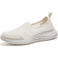 骆驼（CAMEL）户外休闲鞋2025春季透气网鞋时尚青春复古百搭舒适男女鞋 3059 35 象牙白，女