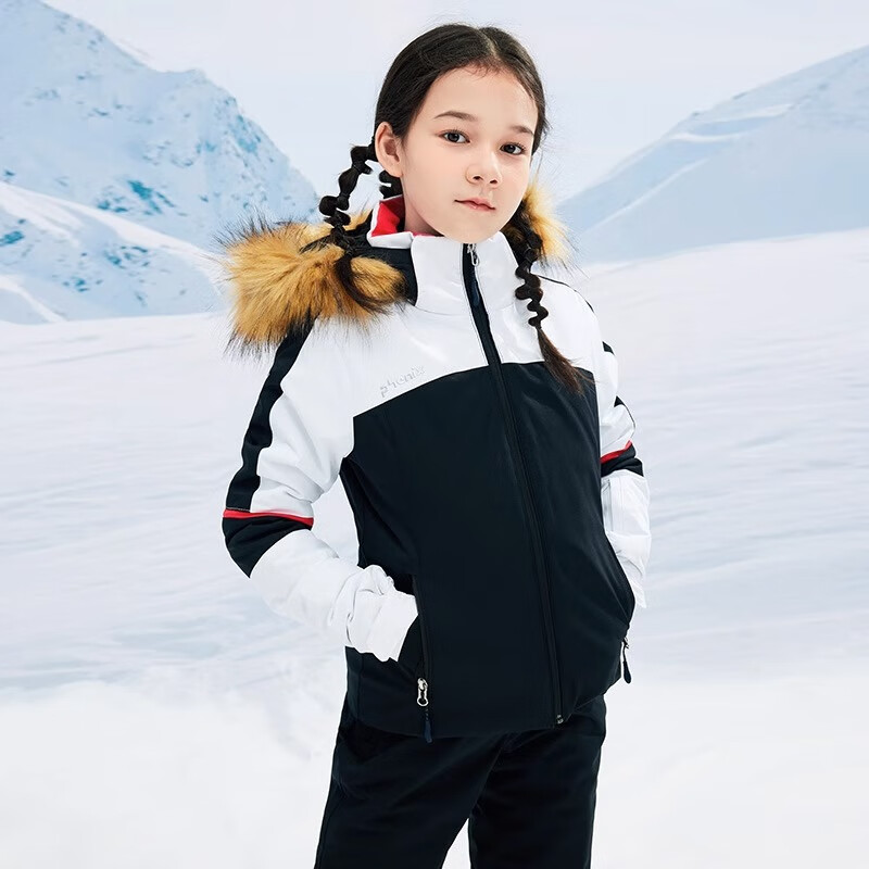 phenix菲尼克斯 SKI系列 滑雪服儿童女童单双板保暖滑雪外套户外滑雪衣 玫红色MA 155cm