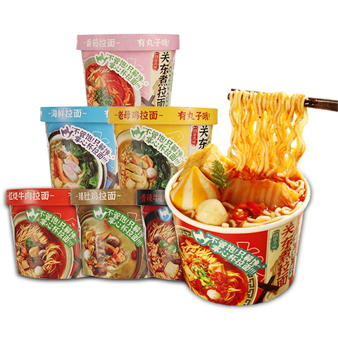 班干部 免煮冲泡关东煮兰州拉面方便面速食零食
