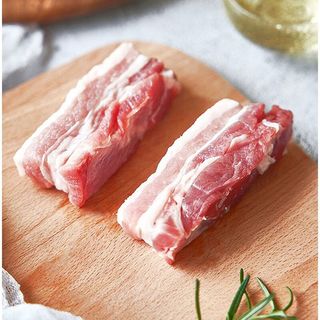 白荡里黑猪去皮五花肉韩式烤肉食材生猪肉生鲜土猪肉