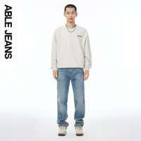 ABLE JEANS【直筒裤】春夏款通勤水洗复古牛仔裤男士长裤801644 复古天缥蓝 31 /32