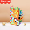 Fisher-Price 婴儿早教布书动物尾巴可啃咬撕撕书认知益智儿童玩具安静书