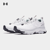 安德玛户外越野跑鞋防滑耐磨透气轻便徒步运动登山鞋男女同款 浅灰白-女款 37.5