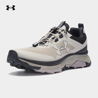 安德玛户外越野跑鞋防滑耐磨透气轻便徒步运动登山鞋男女同款 卡其黑-男款 37.5