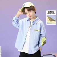 Schwartz 童装春秋季潮中大童宽松衬衣儿童新款文艺青少年