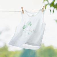 【薄如蝉翼】男女童纯棉背心25夏百搭宝宝无袖t上衣肩开