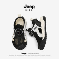  JEEP KIDS 旋钮框 儿童运动凉鞋