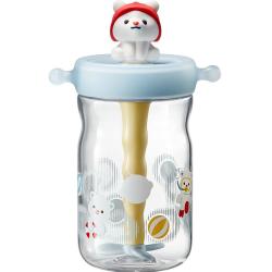 babycare 冷萃 儿童水杯  500ml-柔雾蓝，500ml-马拉雅粉，柔雾蓝-小白熊饮水组套，玛拉雅粉-小白熊饮水组套