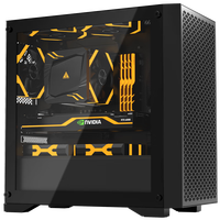 金河田简誉系列 DIY商务办公家用电脑台式主机箱 支持M-ATX/ITX/七个风扇位/立体散热风道 简誉 S39 空箱