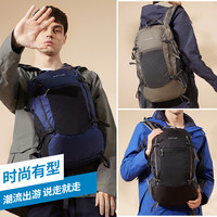 PLAY-KING冲顶背包轻便折叠双肩背包户外登山包男女徒步旅行休闲大容量防水 芭比粉20L【超轻便携可折叠】