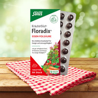 Floradix Salus莎露斯德国铁元片剂补铁片血红素女缺铁补铁铁剂叶酸84片