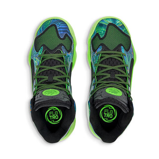 安德玛（UNDERARMOUR）库里Curry Spawn FloTro男女运动篮球鞋3026640 荧光绿301 40.5