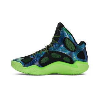 安德玛（UNDERARMOUR）库里Curry Spawn FloTro男女运动篮球鞋3026640 荧光绿301 40.5