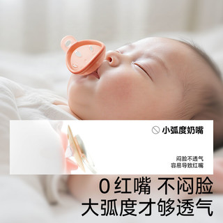 佳尔优优 YOYO安抚奶嘴0到6个月防胀气宝宝婴儿哄睡奶嘴安抚仿母乳