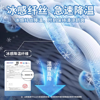环鼎 Huadn碳光冰丝凉席 凉感因子可水洗 单人单席 冰丝席子鎏光灰120*195cm 鎏灰120*195cm单席